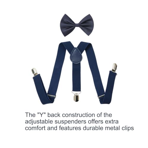 Old Man Costume Grandpa Accessories Set with Old Man Glasses Suspenders Bow Tie Cane Hat