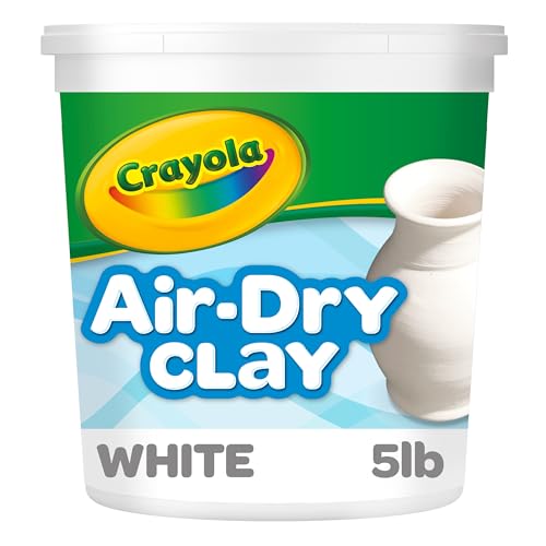 Crayola Air Dry Clay (5lbs), Teacher Supplies, Natural White Modeling Clay for Kids, Sculpting Material, Bulk Craft Suppli...