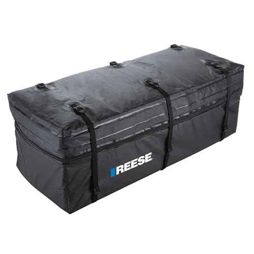 Reese 1044000 Olympia Hitch Mount Expandable Cargo Carrier Bag, 48 Inch x 19 Inch x 18 Inch to 22 Inch, 11.5 cu. ft. Capacity, Fits 48 X 20¡± Cargo Carriers