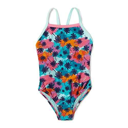 Speedo Girl's Swimsuit One Piece Thin Straps