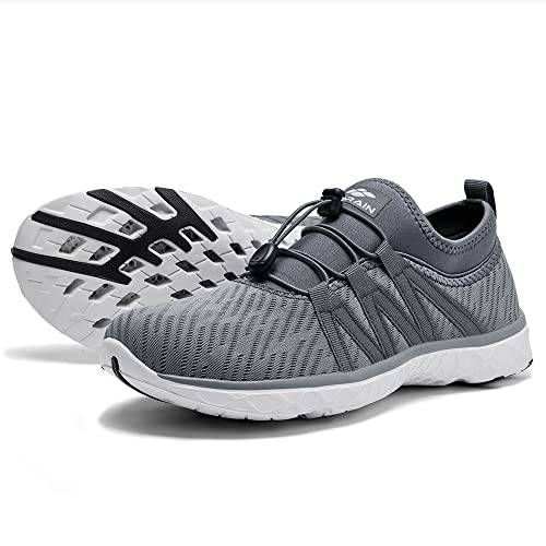 ALEADER Men's Mesh Slip On Water Shoes