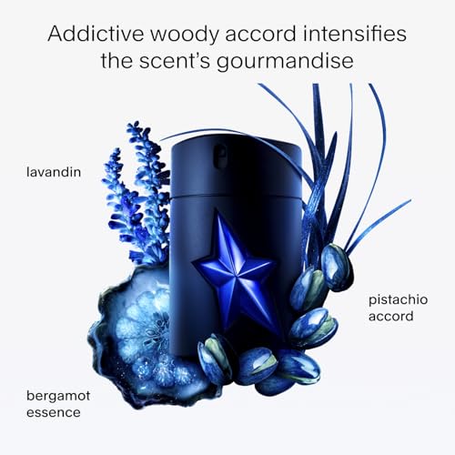 Mugler - Amen Stellar - Eau de Parfum - Gourmand Mens Cologne - With Lavandin, Pistachio, & Woody Accord