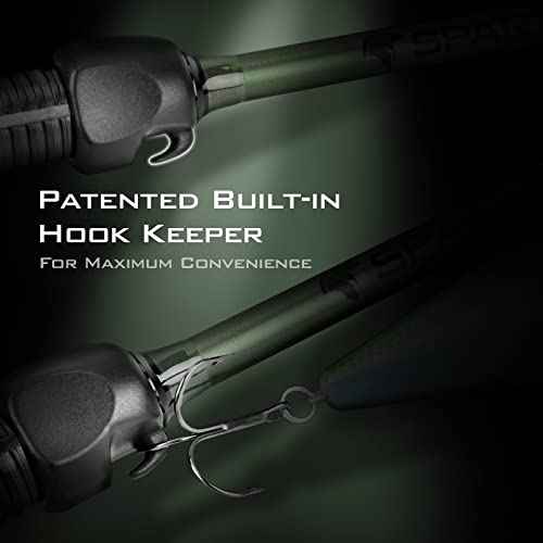 KastKing Spartacus II Fishing Rods - IM6 Graphite Blanks Casting & Spinning Rods, 2-Piece Rods with Extra Tip Section, PTS Power Transition System, KastFlex Technology, Rubber Cork Handle