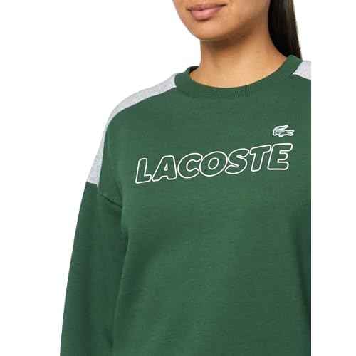 Lacoste Women's Brushed Fleece Crew Neck Sweatshirt