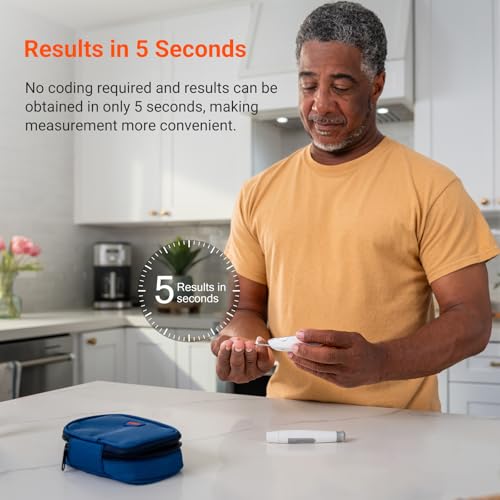iHealth Gluco+ Wireless Smart Blood Glucose Monitor Kit with Free App, 100 Glucometer Strips, 100 Lancets, 1 Blood Sugar M...