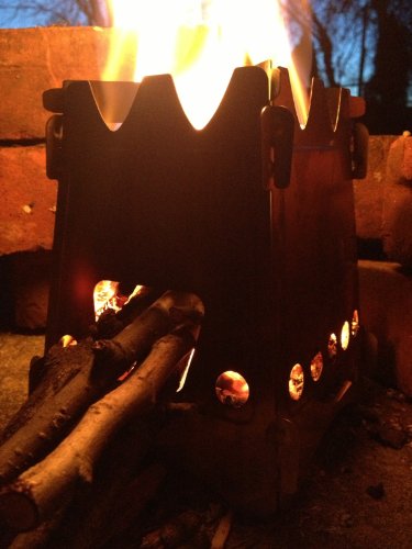 Emberlit Stainless Steel stove,Compact Design Perfect for Survival, Camping, Hunting & Emergency Preparation