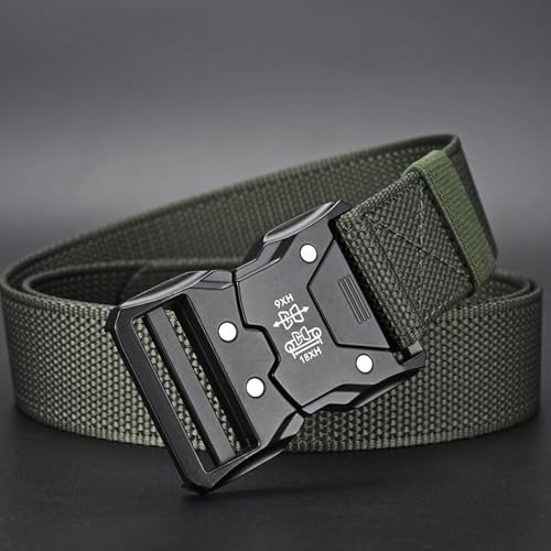 Functional and Modern Single - Piece Nylon Belt with Distinctive Buckle Design