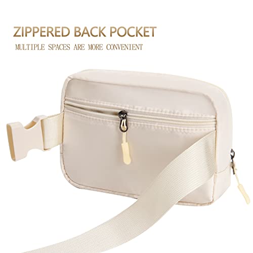 Belt bag Fanny pack crossbody bags for women Everywhere belt bag (ivory)