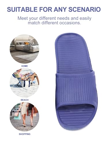 Slippers for Women and Men Shower Slippers Summer Indoor and Outdoor Sandals