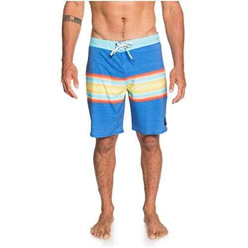 Quiksilver Mens Highline Six Channel 19 Boardshort Swim Trunk