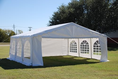 DELTA Canopies Budget PE Waterproof Wedding Party Tent Canopy Shelter (20'x20' PE Budget-B)