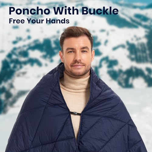 sheelokhwui Ultralight Puffy Blanket, Outdoor Camping Blanket, Water-Resistant and Packable, Great for Camping, Stadium, T...