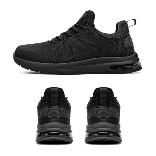 LARNMERN Men's Non Slip Work Shoes Waterproof Casual Walking Chef Kitchen Working Footwear Lightweight Breathable Snakers
