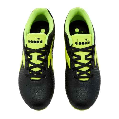 Diadora Pichichi 5 MD Youth Soccer Shoe - Perfect Starter Shoe for Kids, Turf and Firm Ground, Water-Resistant Suprell Upper, Non-Slip PU Heel Lining