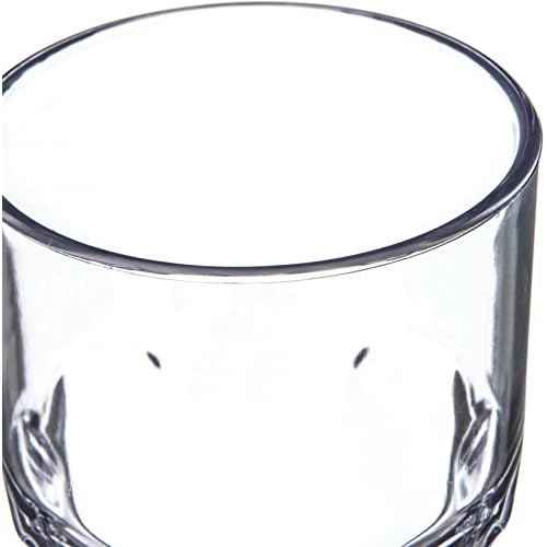 Carlisle FoodService Products Louis Tall Tumbler for Restaurants, Catering, Kitchens, Plastic, 16 Ounces, Clear, (Pack of 24)