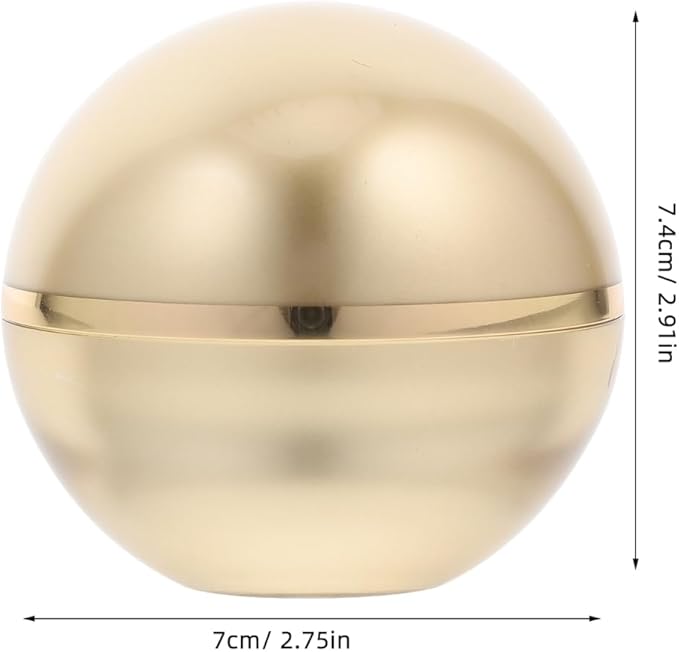 Didiseaon Cosmetics Travel Bottle Empty Refillable Face Cream Container Leak-Proof Cosmetics Bottle for Lotion Face Cream (Golden)
