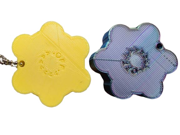 2 3D Printed Medical Oxygen Cylinder Wrench Knob, Oxygen knob Keychain, Durable USA Made, Fits Oxygen CGA-870 Post Valves - Oxygen Tank Key Wrench, Oxygen Wrench, Medical Oxygen Knob Random Color