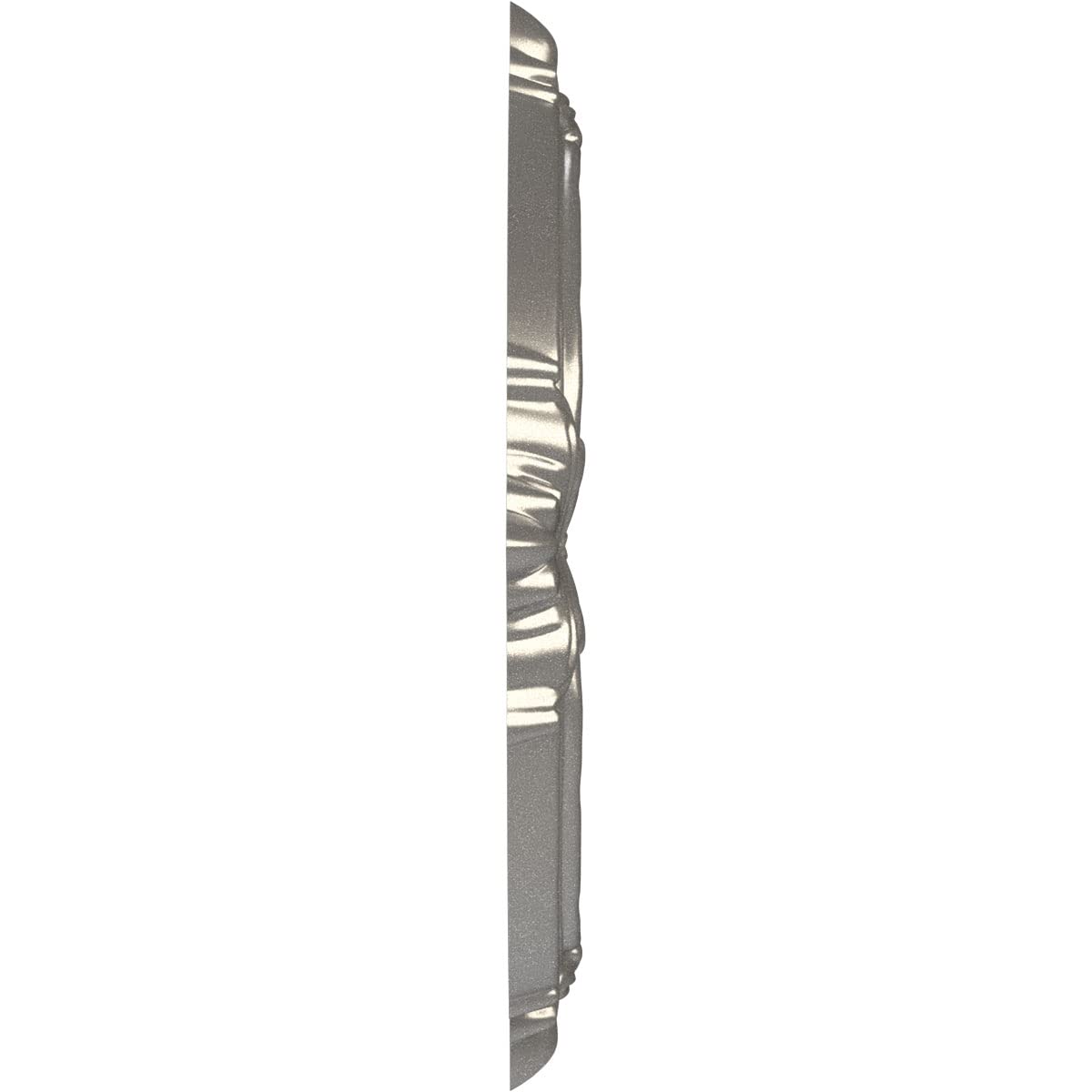 Ekena Millwork 10Od X 3 1/2Id X 3/4P Attica Thermoformed Pvc Ceiling Medallion (Fits Canopies Up To 4 1/8), Aged Dark Steel