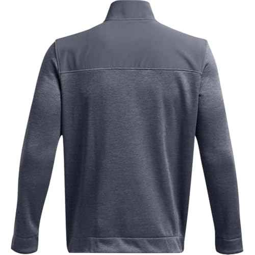 Under Armour Men's Drive Storm SweaterFleece Half Zip, (044) Downpour Gray / / White, X-Large