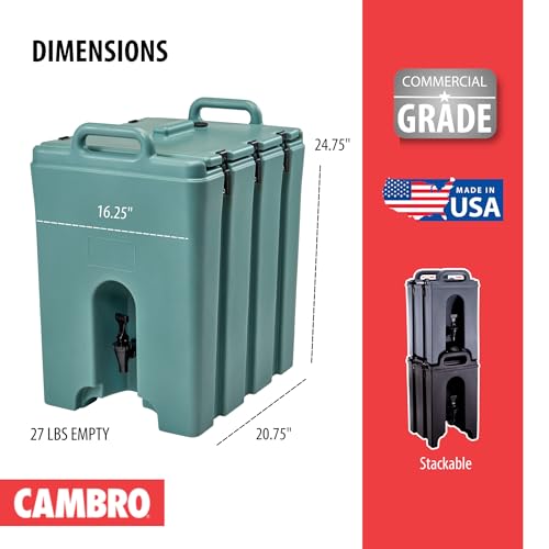 Cambro (1000LCD401) 11.75 gal Camtainer® Beverage Dispenser