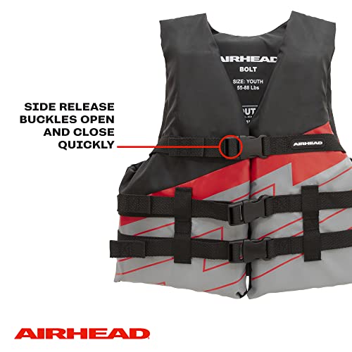 Airhead Bolt Life Vest | Closed Sided PFD | Child, Youth and Adult