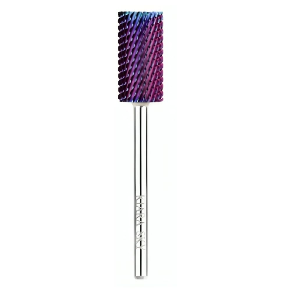 Kiara Sky Purple Drill Bits for E-File Nail Drill (Large Barrel (Coarse))