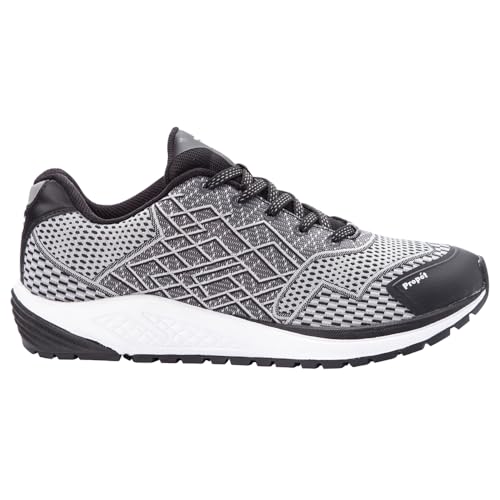 Prop?t Mens Propet One Running Sneakers Shoes - Grey - Size 8 4E