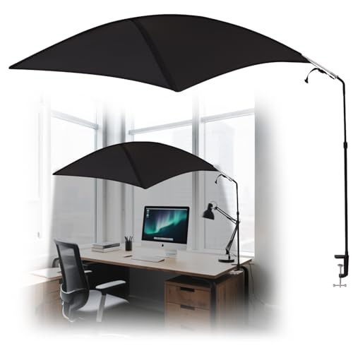 Adjustable Cubicle Shade and Desk Canopy, Essential Cubicle Cover & Light Shield for Partitions to Block Overhead Light an...