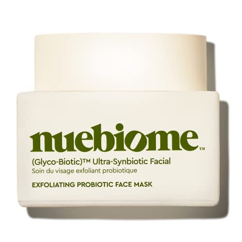 Glyco-Biotic Ultra Synbiotic Facial, AHA/BHA Face Mask for Great Skin Clarity, Texture, Radiant Skin, Acne Control and Refining Pores; 54 mL