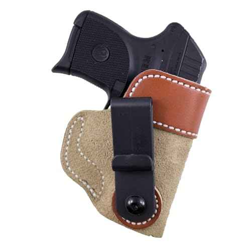 DeSantis Sof-Tuck - IWB Holster, Fits the KelTec P32/P3AT/RGR LCP/LCP II, Colt Mustang/Pony/Pocketlite, Taurus 738TCP/Spectrum, Springfield 911, SIG P238, Kimber Micro Carry 380 - Right Hand Draw, Tan