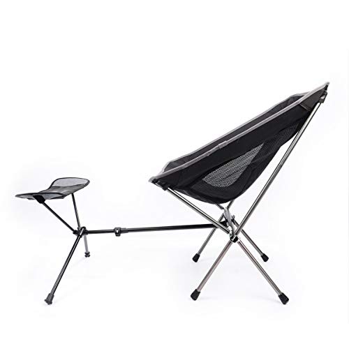 Portable Camping Chair Foot Rest Lightweight Heavy Duty Folding Outdoor Picnic Beach Travel Fishing Backpacking,Durable 60...