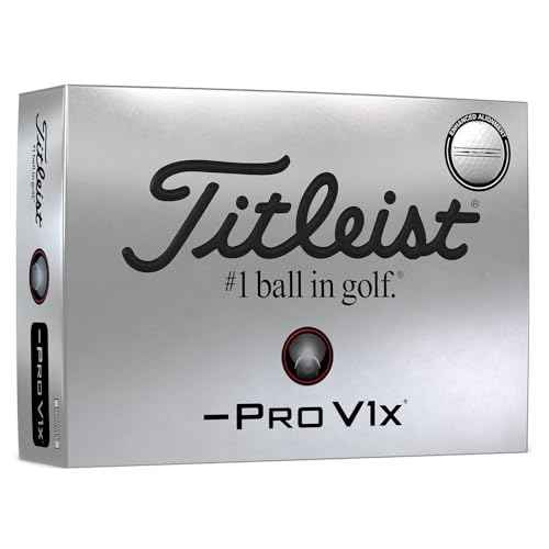 Titleist Pro V1x Left Dash Golf Ball, Pack of 12