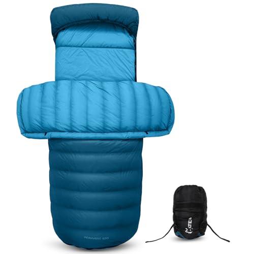 ATEPA Down Sleeping Bag for Adults, Recycled Ultralight 35°F 40°F 45°F 50°F 650FP / 700FP 3 Season Compact Sleeping Bags w...