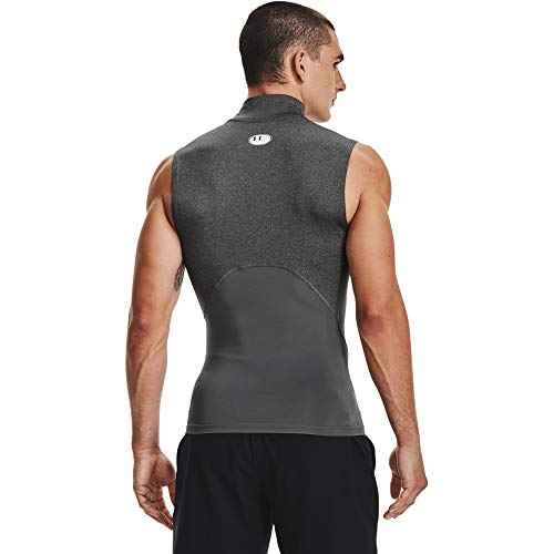Under Armour Mens HeatGear Armour Compression Mock Sleeveless