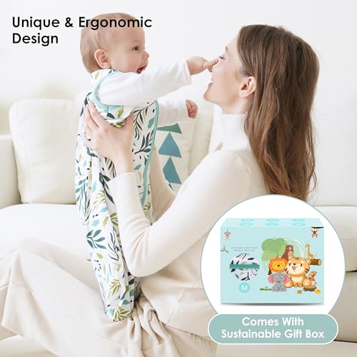 Cute Castle Baby Sleep Sack 0-6 Months - Lightweight 100% Cotton 2-Way Zipper TOG 0.5 Infant Wearable Blanket, Newborn Ess...