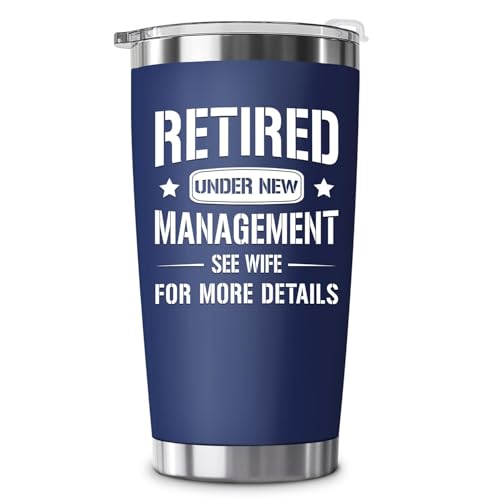 HEXMOZ Retirement Gifts for Men - Funny Retired Gifts for Men, Husband, Dad, Coworker, Boss, Friends - 2025 Happy Retireme...