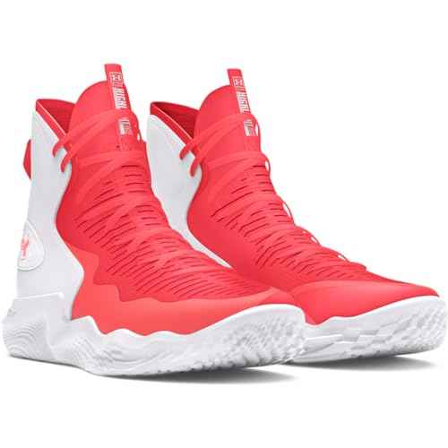 Under Armour Women's Flow Highlight Ace, (101) White/Beta/Red, 5.5, US