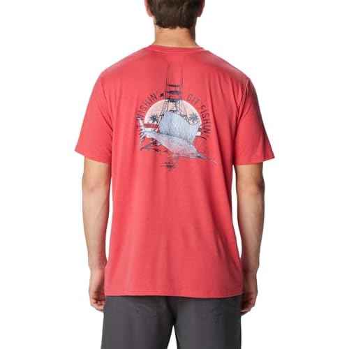 Columbia Mens PFG Sail Tower Tech Tee Short Sleeve