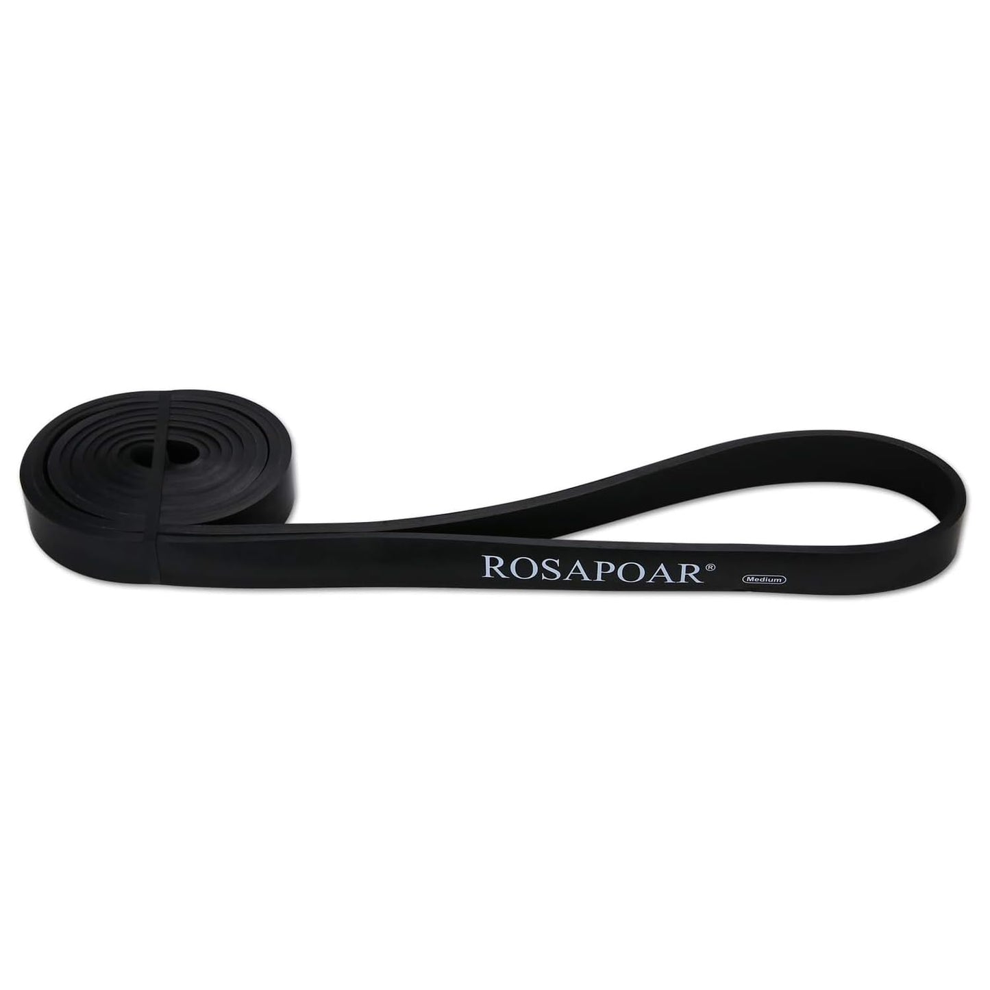 ROSAPOAR Resistance Band Pull up Band Fitness Exercise Bands Natural Latex for Workout Body Stretch Powerlifting Band Fitness Sport Training at Home/The Gym - Black