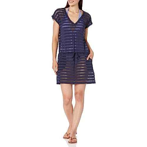Calvin Klein Women's Basic Drawstring Swim Coverup