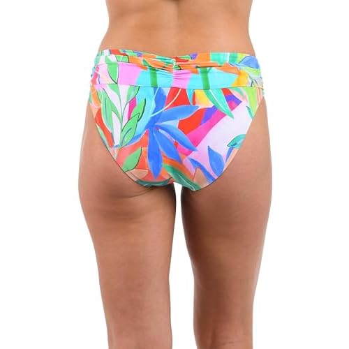 La Blanca Womens Shirred Band Hipster Swimsuit Bottom