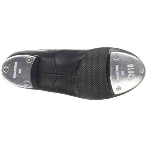 Bloch girls Tap-flex Slip on dance shoes, Black, 13.5 Little Kid US