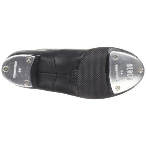 Bloch girls Tap-flex Slip on dance shoes, Black, 11.5 Little Kid US