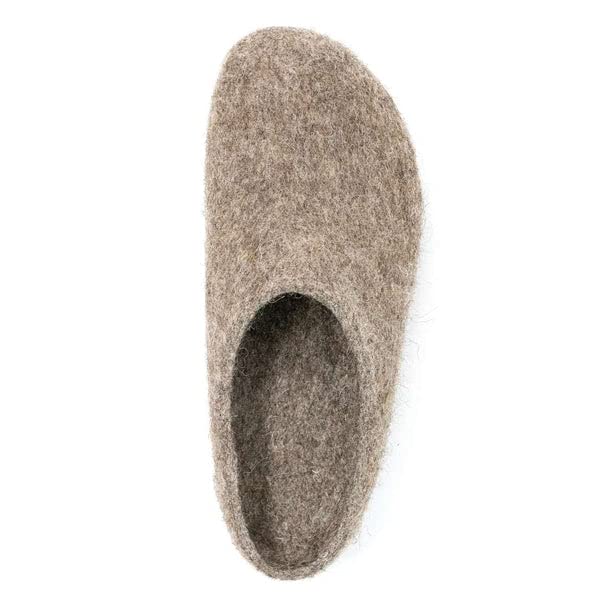 Stegmann Womens Eco Clog - Sustainable Wool with Cork Sole