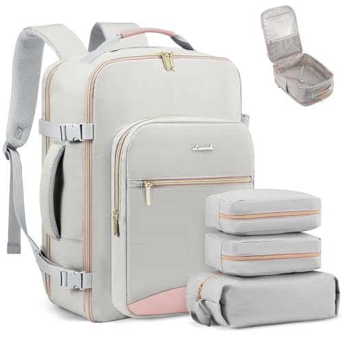 LOVEVOOK Travel Backpack for Women & Men 40L,Airline Approved Carry On Backpack Travel Essentials,TSA Carry on Luggage,Wat...