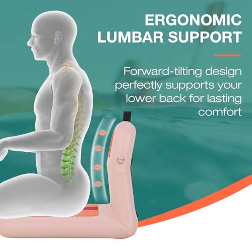 Niphean Inflatable Kayak Seat with Back Support, Ergonomic Paddle Board Seat for Comfortable Backrest, Sturdy Kayak Access...