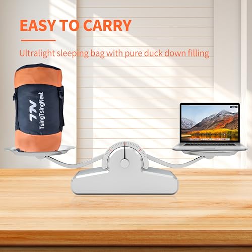 TsingTsingNest Backpacking Sleeping Bag 3 Season 20F Fill 21 Ounces of Duck Down 650Fill Power Duck Down Sleeping Bag Ultr...