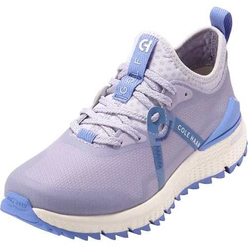 Cole Haan Zerogrand Overtake Golf Water Resistant, Thistle/Persian Jewel/Ivory, 6.5-C US