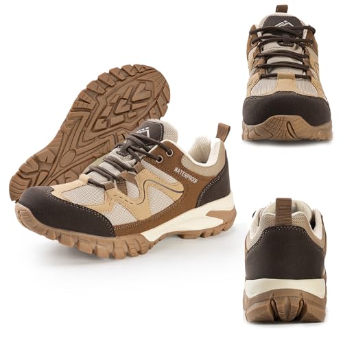 CC-Los Women's Lightweight Waterproof Hiking Shoes for Walking, Outdoor & Climbing Size 5.5-11