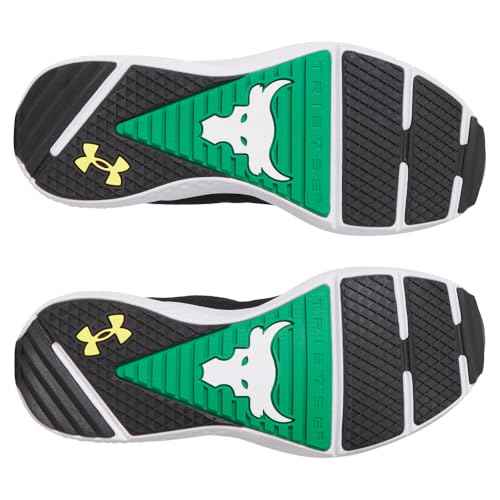 Under Armour Unisex Project Rock Blood Sweat Respect 5 UFC, (004) Black/White/Metallic Gold, 8.5, US